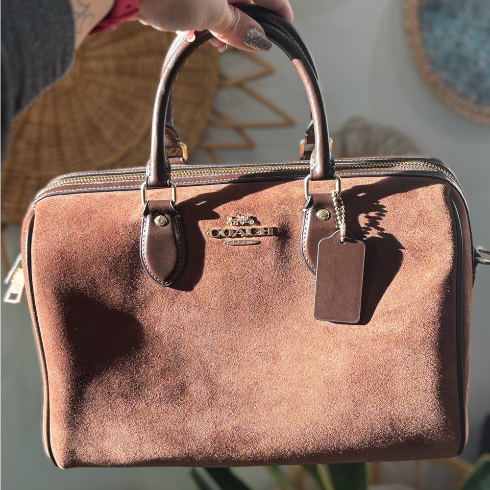 Coach Large Suede Rowan